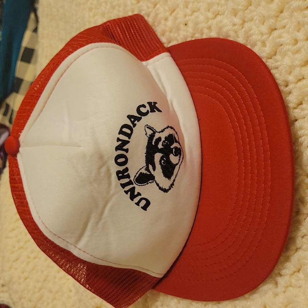 Graphic snapback trucker hat